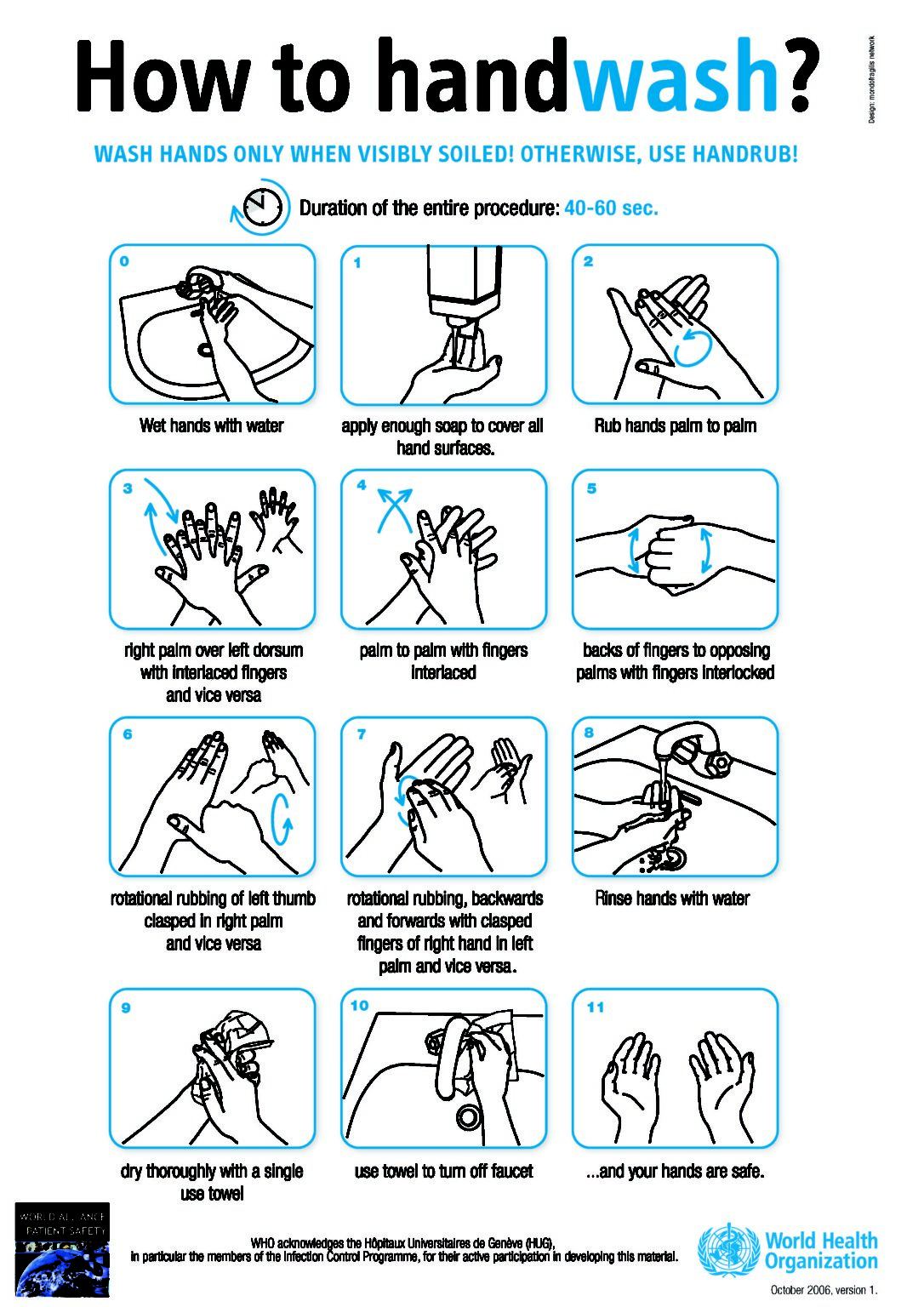 Hand Hygiene – BTDH Covid 19 Notices